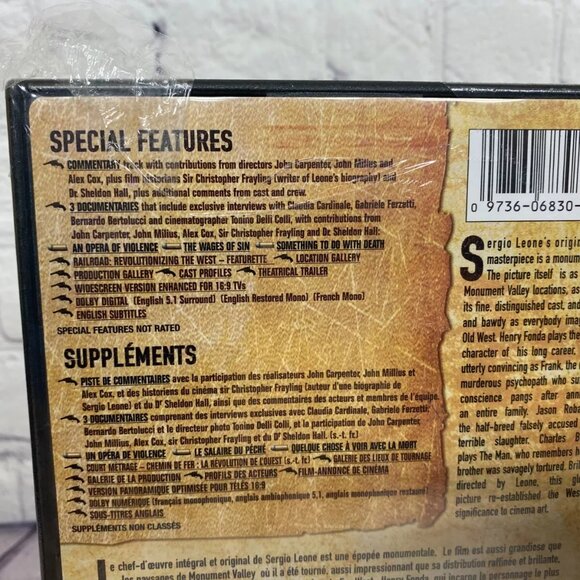 Once Upon A Time In The West DVD Box Set Special Collector's Edition New Sealed - Picture 3 of 7